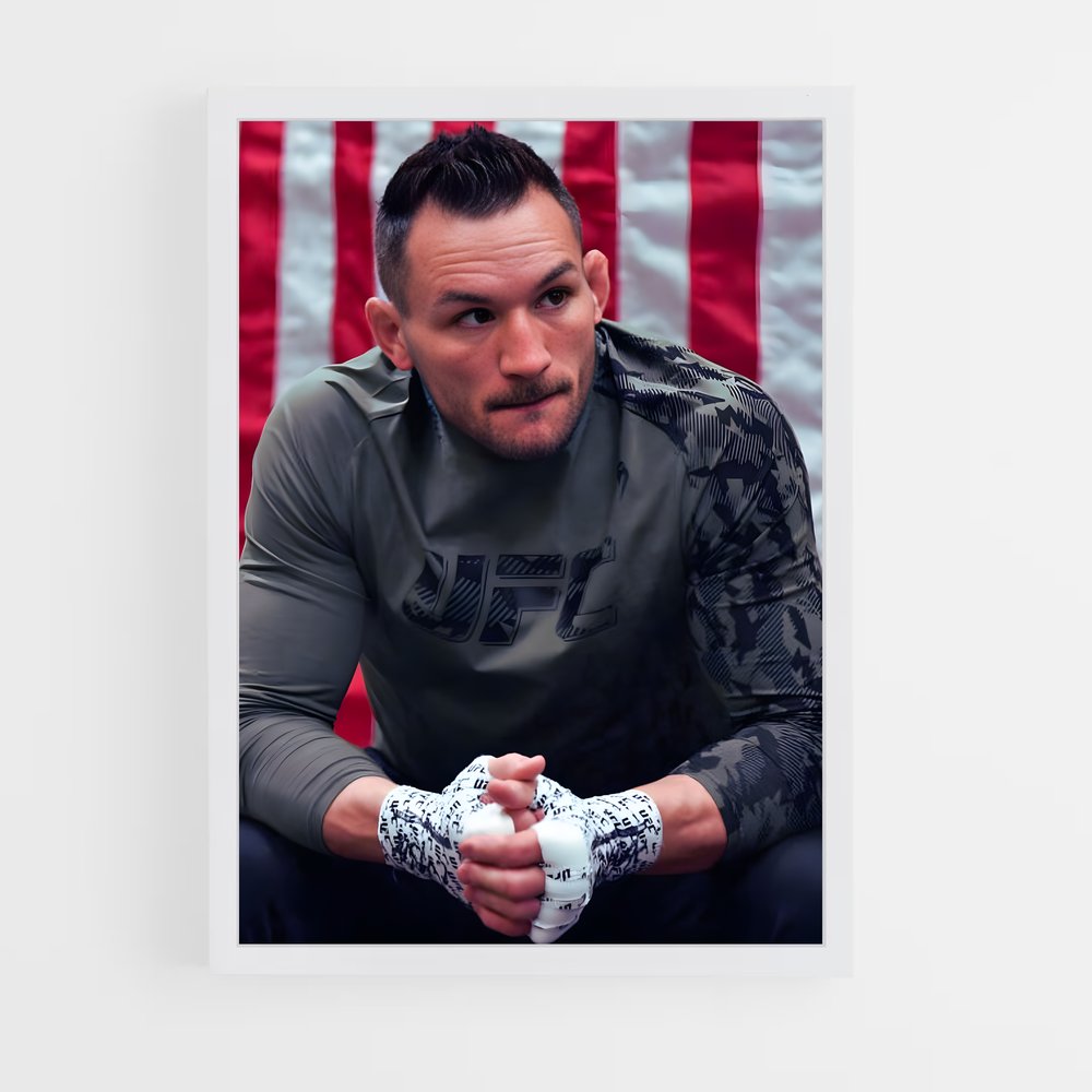 Poster Michael de chandler – affiche MMA (vue 3)